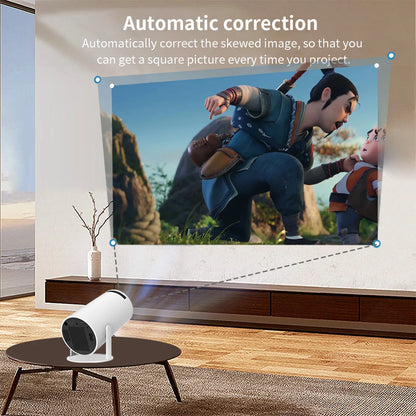 HY300 H713 Smart Mini Projector - Android 11, 720P, 4K, 160 ANSI, Dual Wi-Fi, Bluetooth 5.0, Portable Home Theater Solution